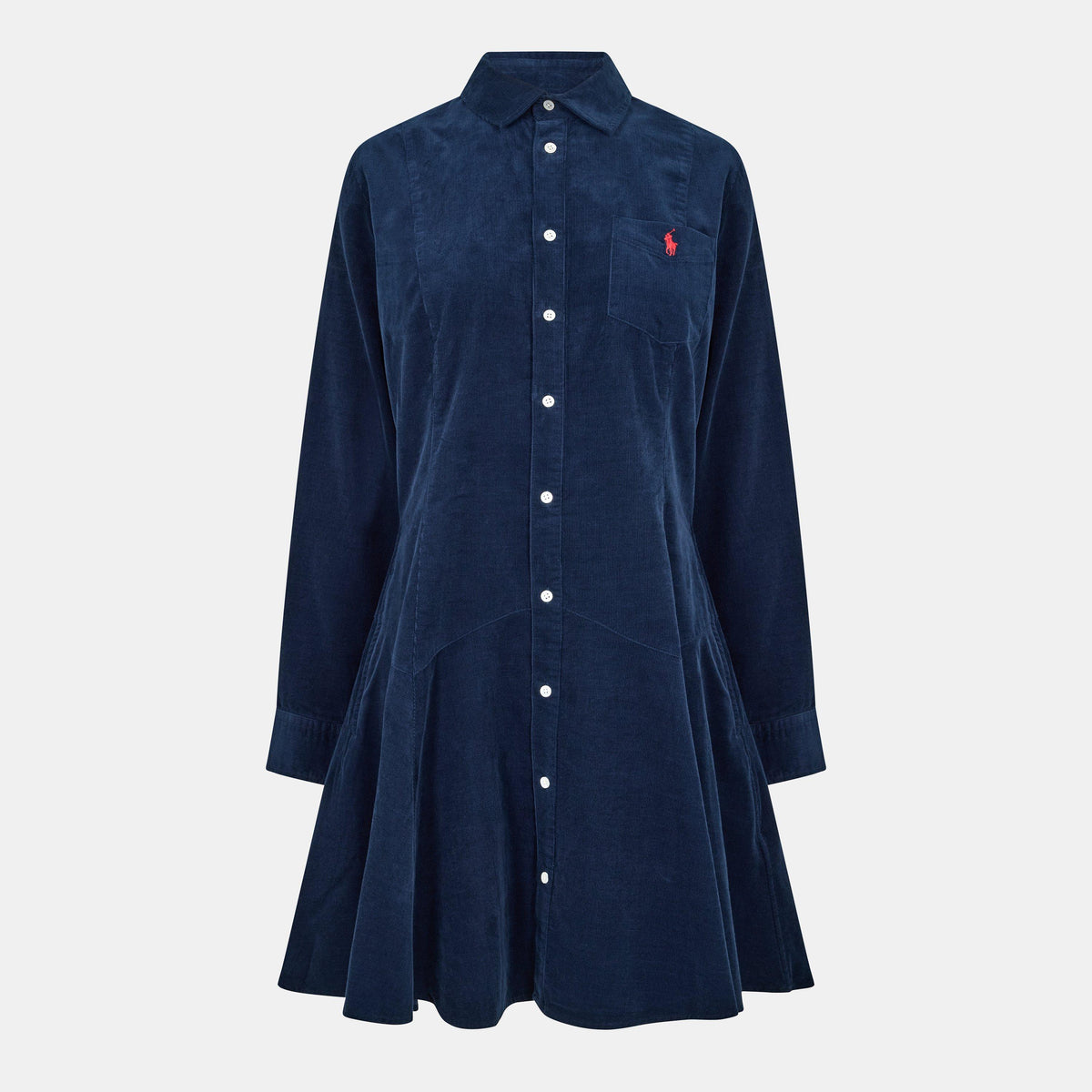 Women's Cord Shirt Dress