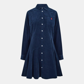 Women's Cord Shirt Dress