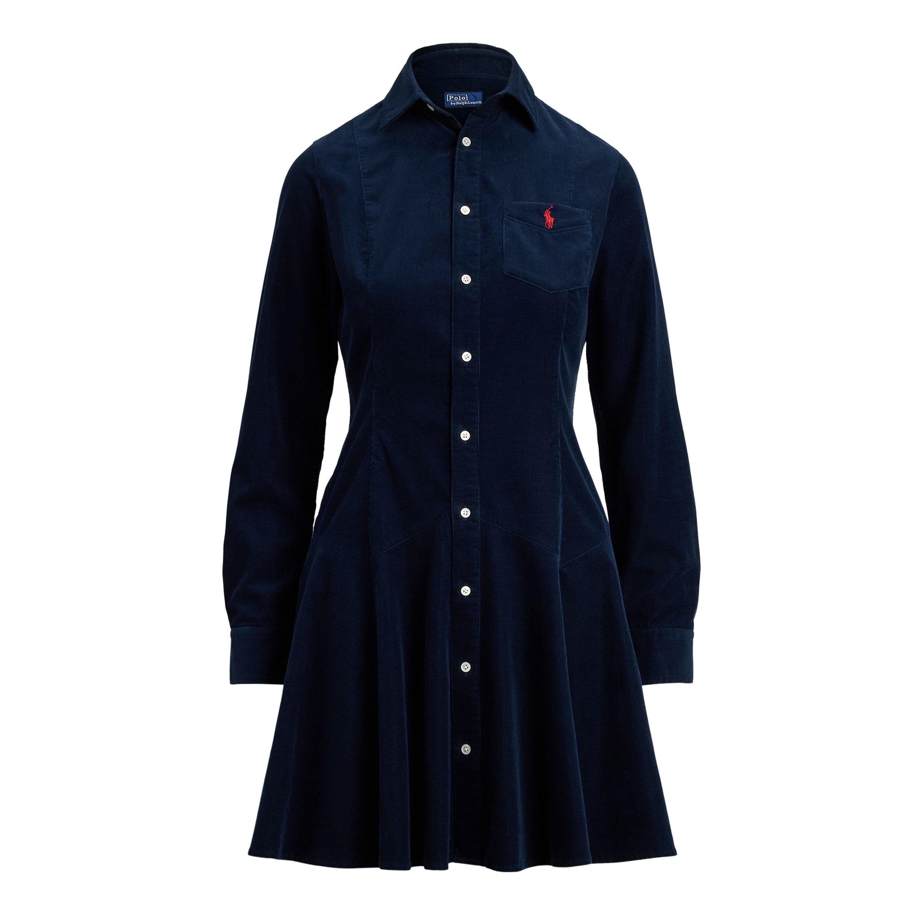 Cord Shirt Dress