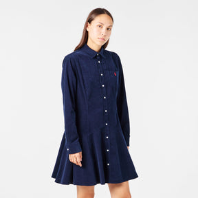 Women's Cord Shirt Dress