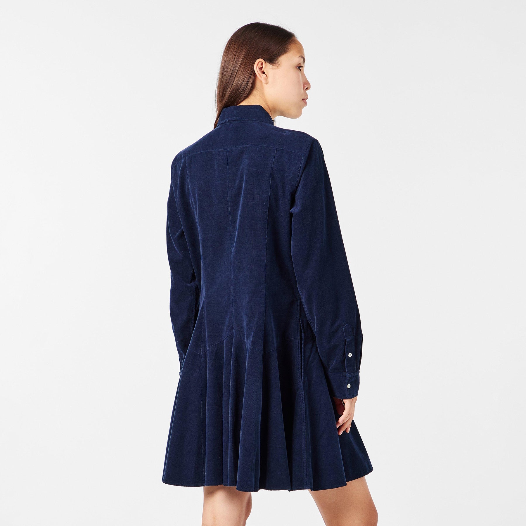 Women's Cord Shirt Dress