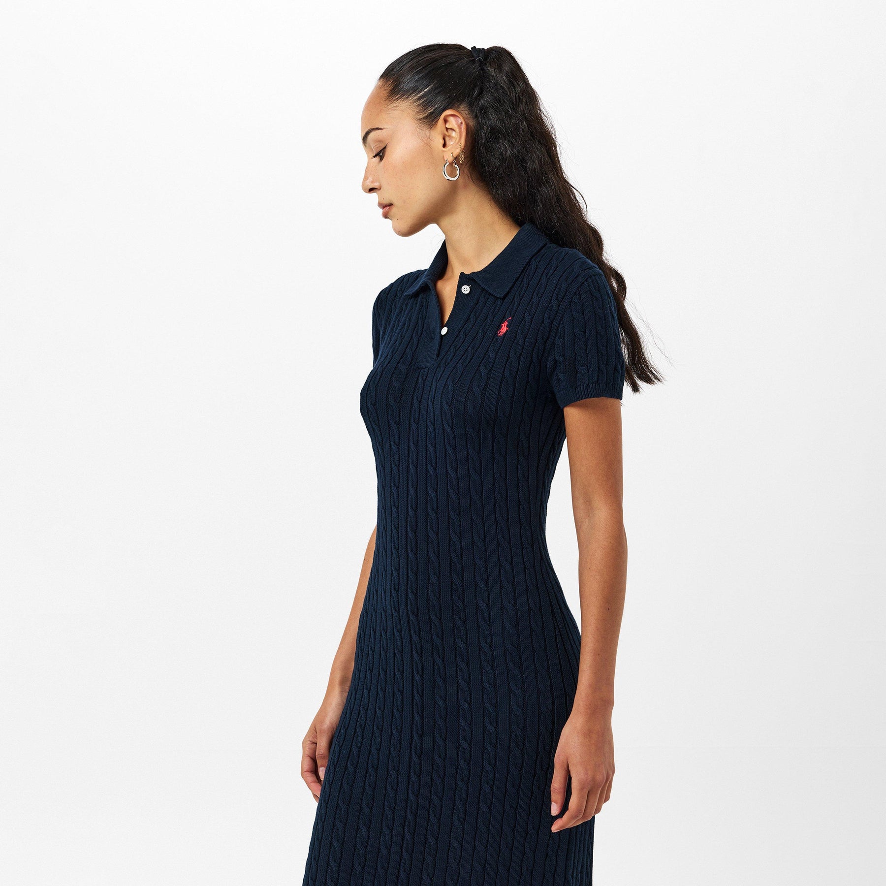 Women's Cable Shirt Dress