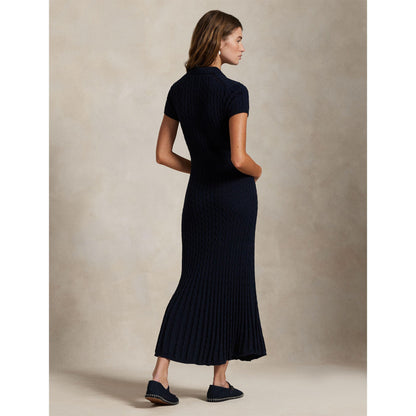 Cable Knit Shirt Dress