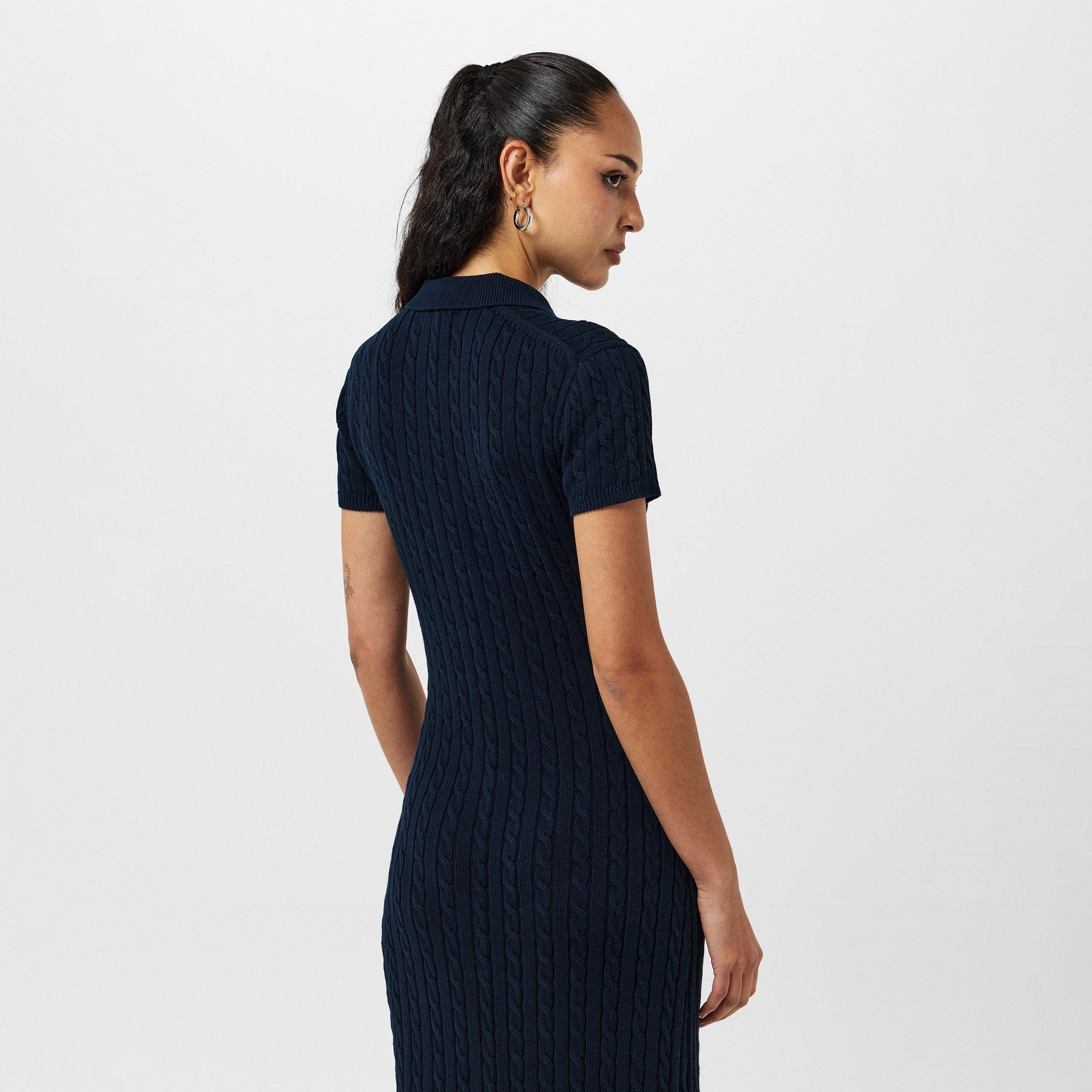 Women's Cable Shirt Dress