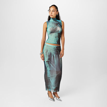 Flowing Floor-Length Maxi Dress