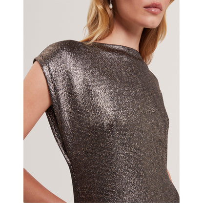 Metallic Bodycon Dress