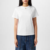 V-Detail Cotton T-Shirt