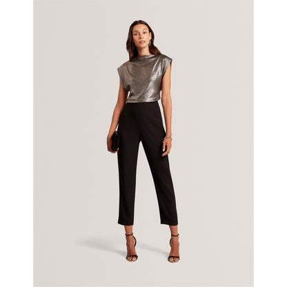 Metallic Short Sleeve Slim Fit T-Shirt