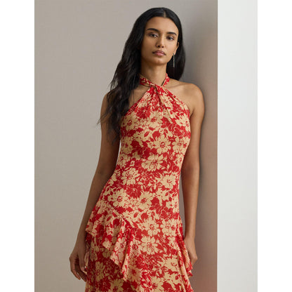 Georgette Halter Gown