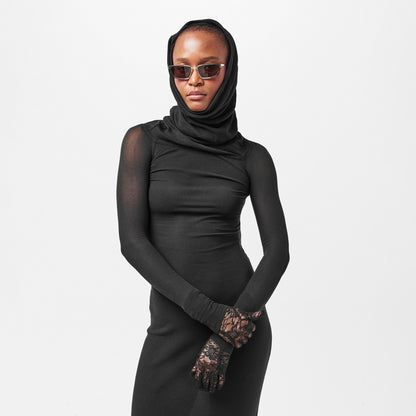 Floor-Length Structured Maxi Dress