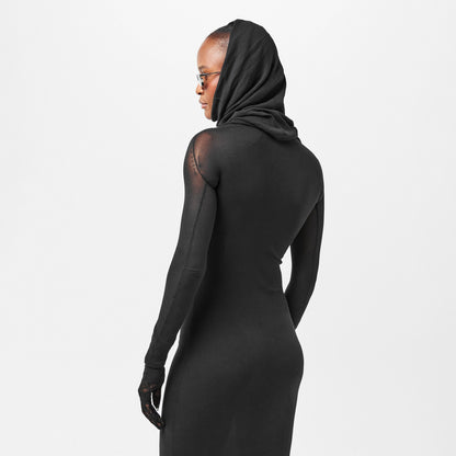 Floor-Length Structured Maxi Dress