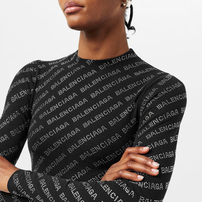 All-Over Logo Mini Dress