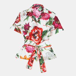 Patterned Short Sleeve Shirt
