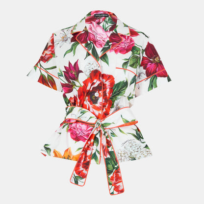 Patterned Short Sleeve Shirt