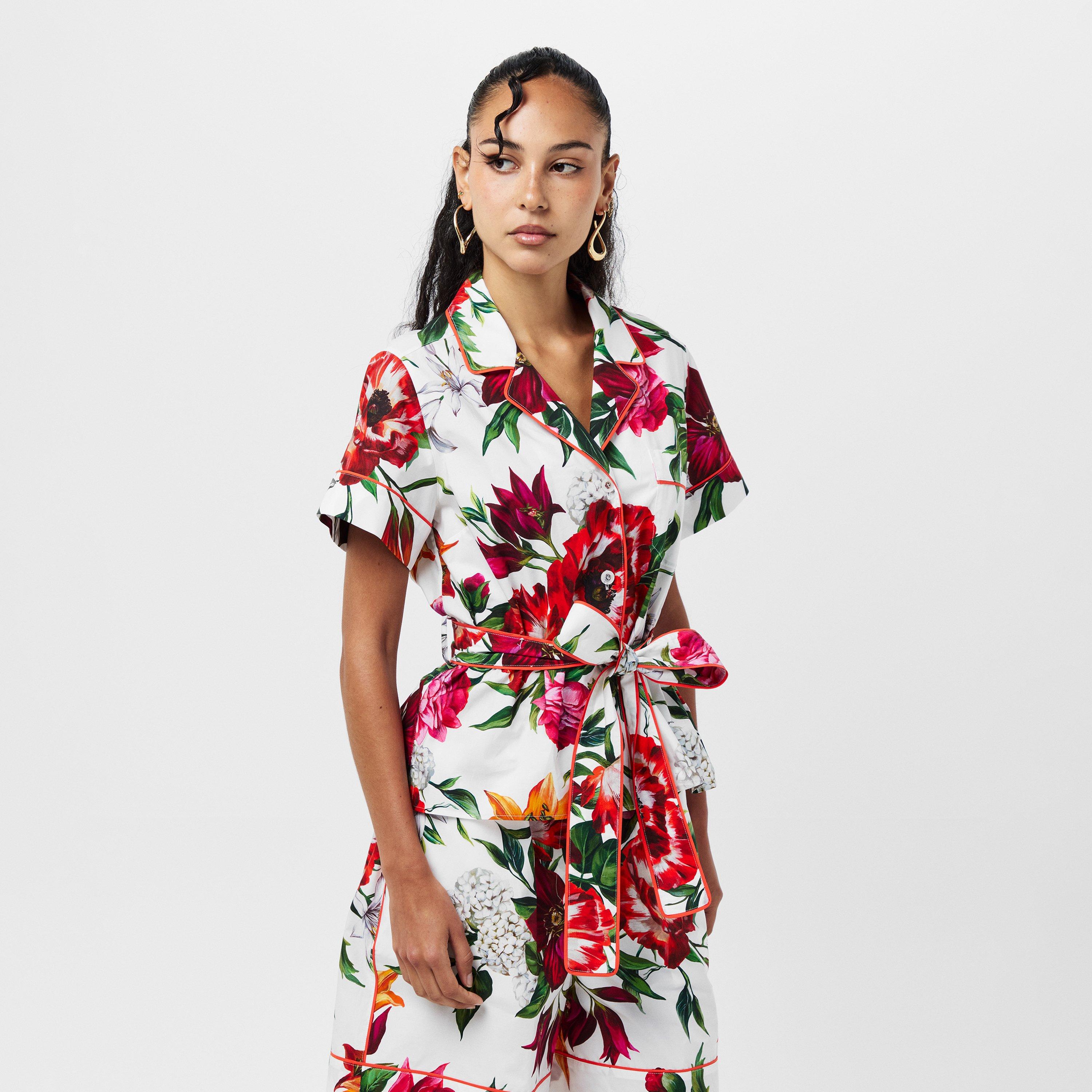 Patterned Short Sleeve Shirt