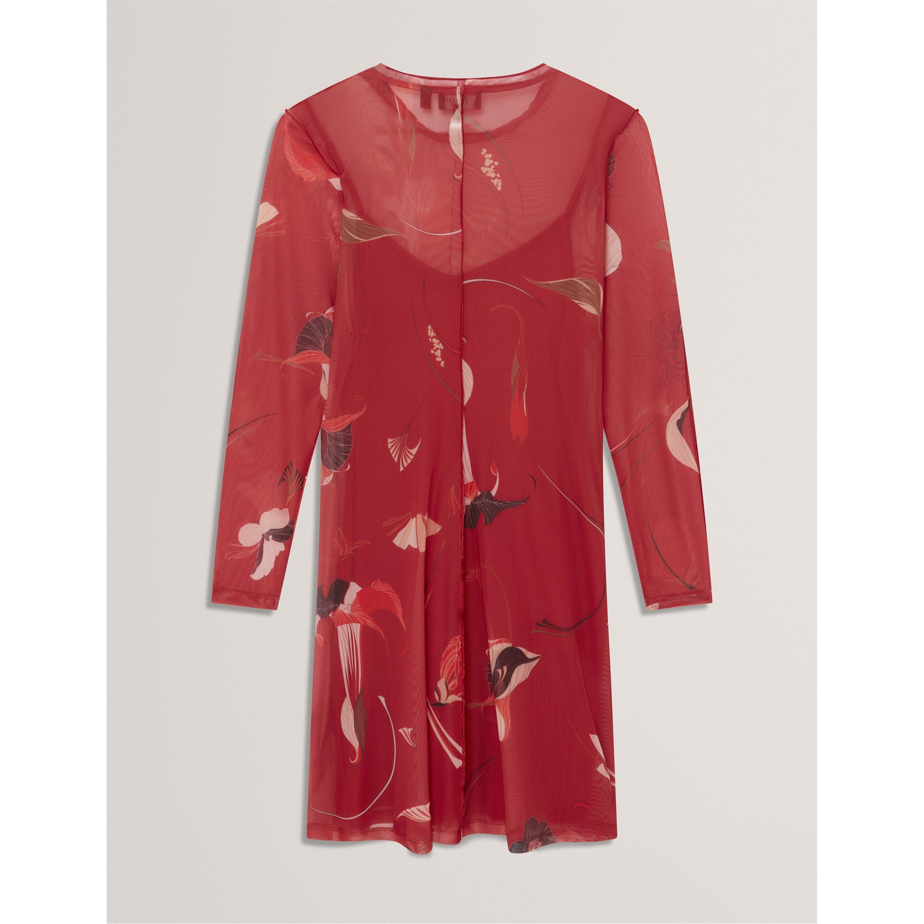 Print Mini Dress