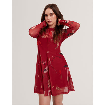 Print Mini Dress