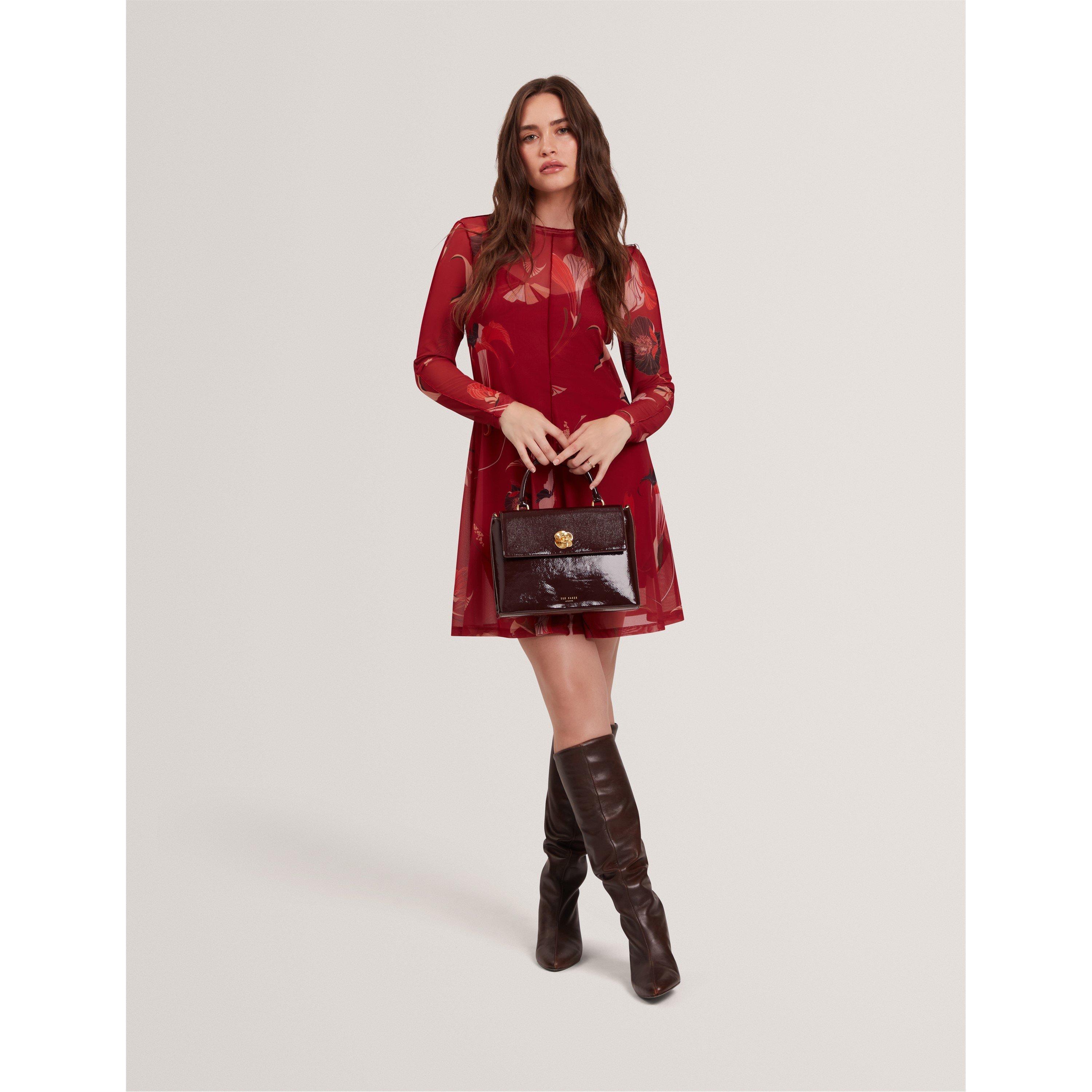 Print Mini Dress