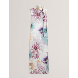 Tie Midi Slinky Dress