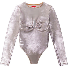 De-Nikki Metallic Bodysuit