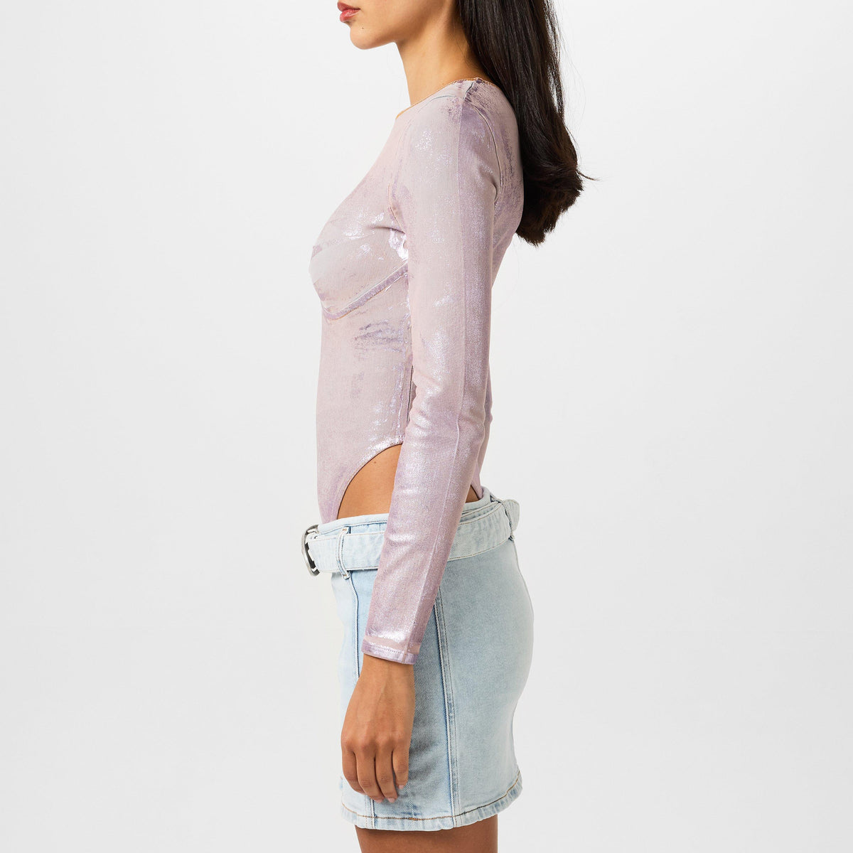 De-Nikki Metallic Bodysuit