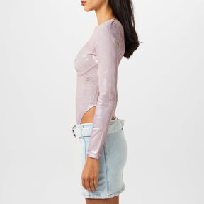 De-Nikki Metallic Bodysuit
