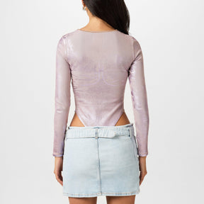 De-Nikki Metallic Bodysuit