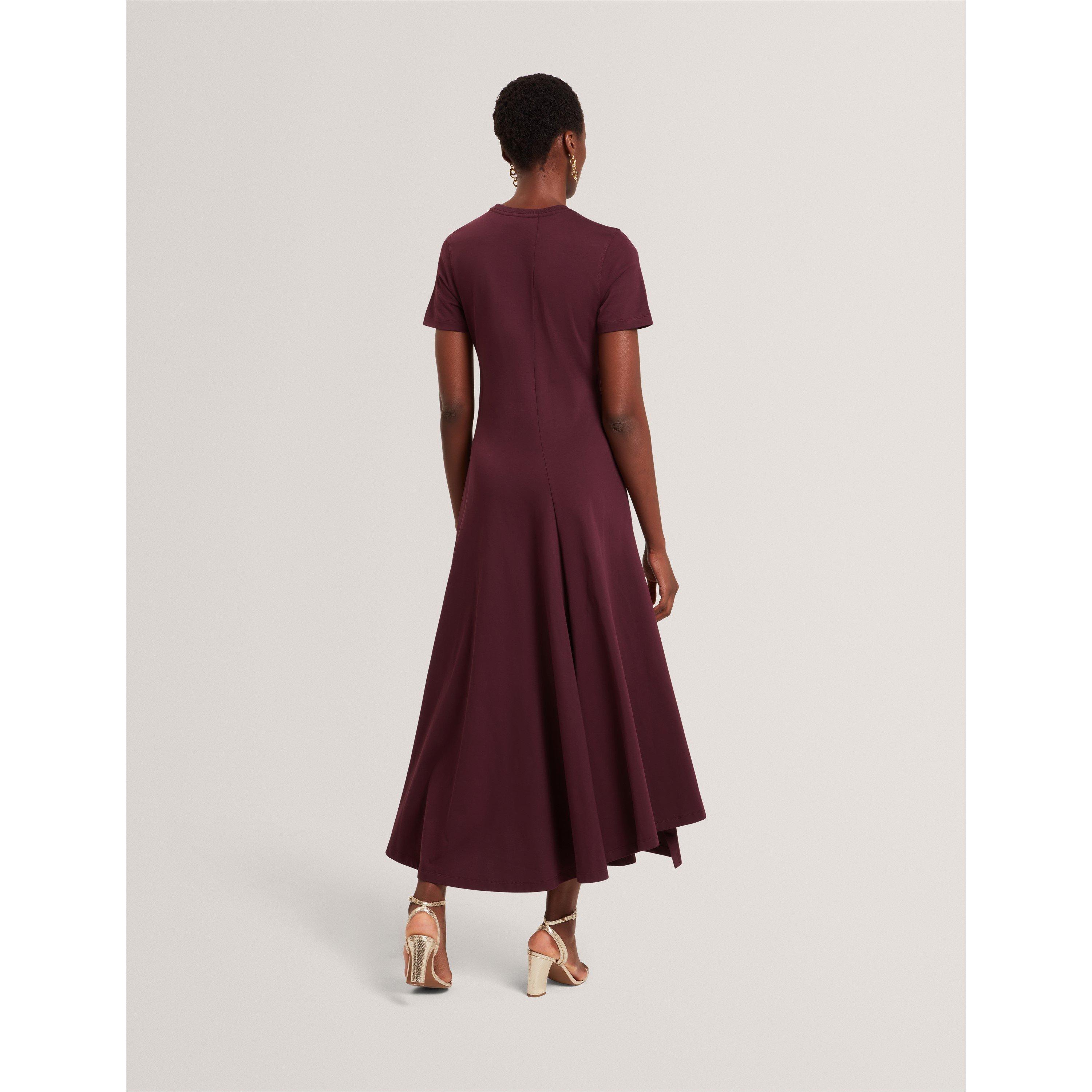 Mixed Midi Tea Dress