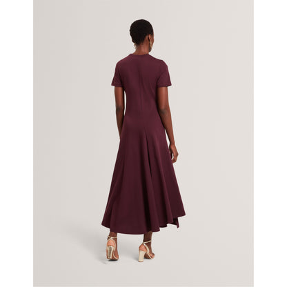 Mixed Midi Tea Dress