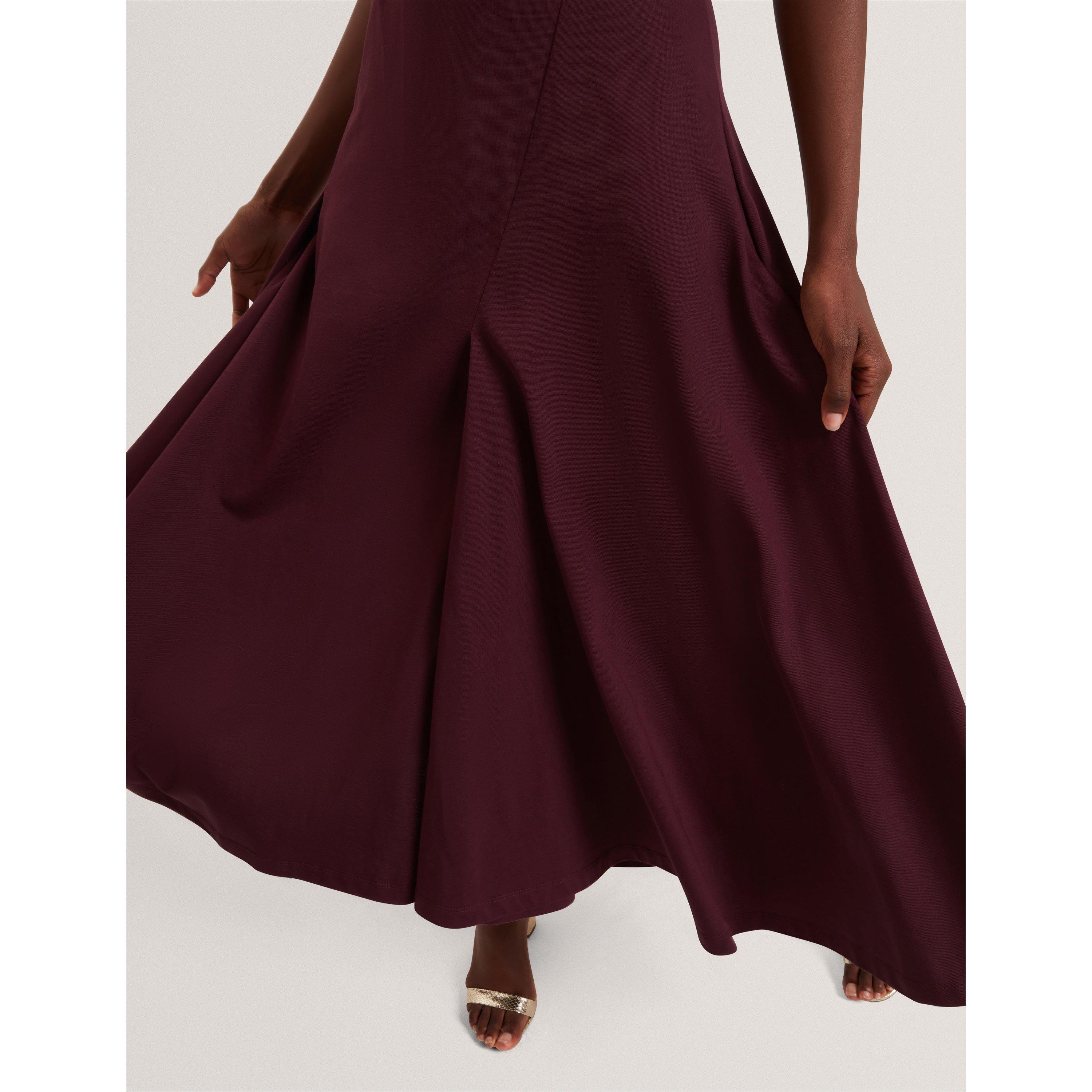 Mixed Midi Tea Dress