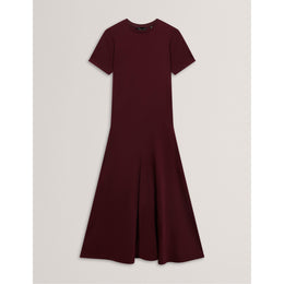 Mixed Midi Tea Dress