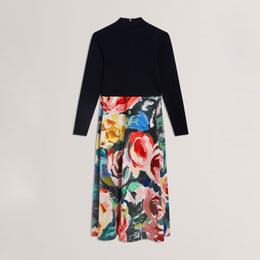 Print Midi Tea Dress