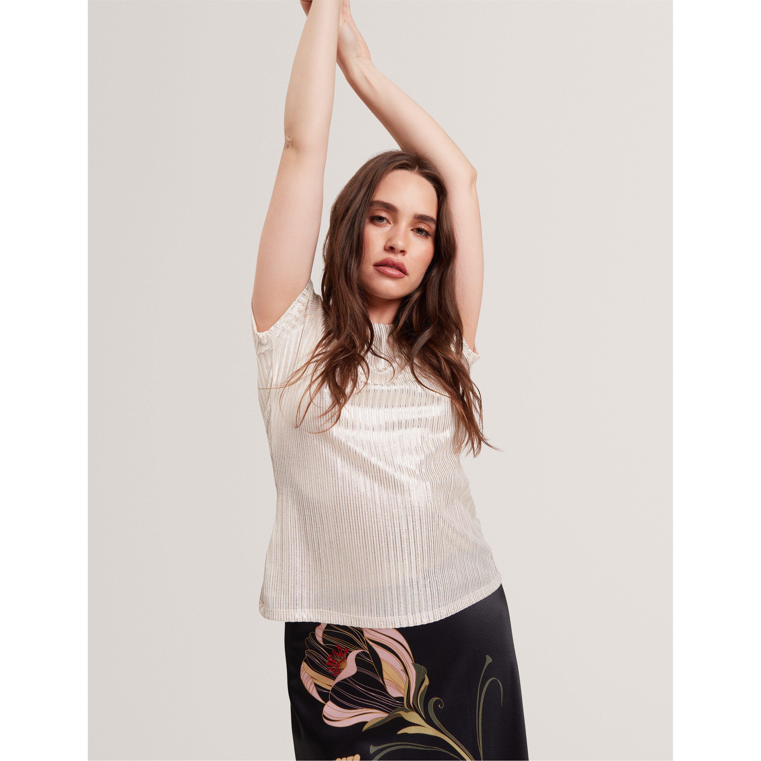 Metallic Slim Fit T-Shirt