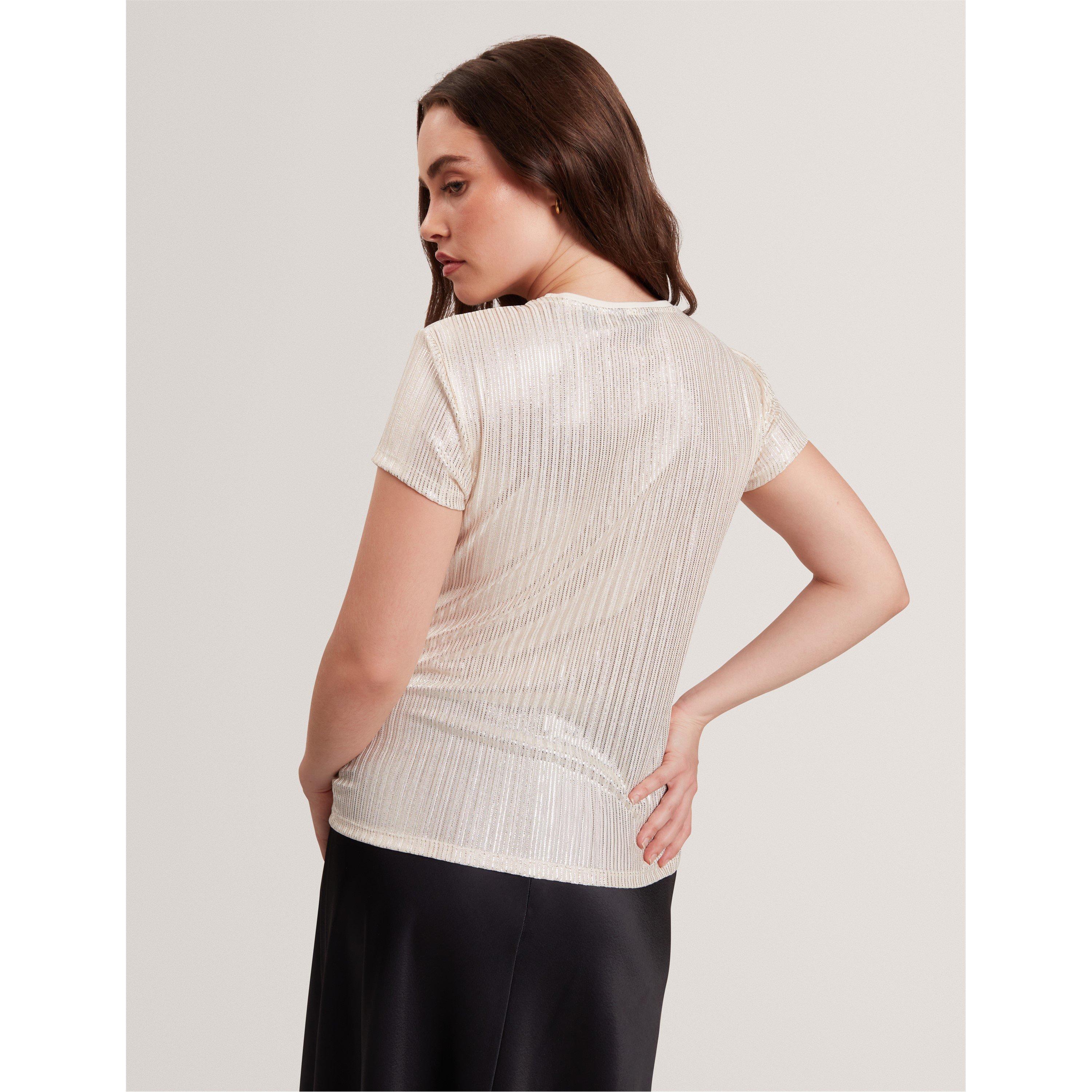 Metallic Slim Fit T-Shirt