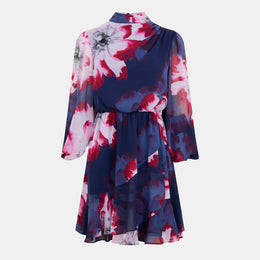 Floral Crew Mini Dress