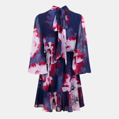 Floral Crew Mini Dress