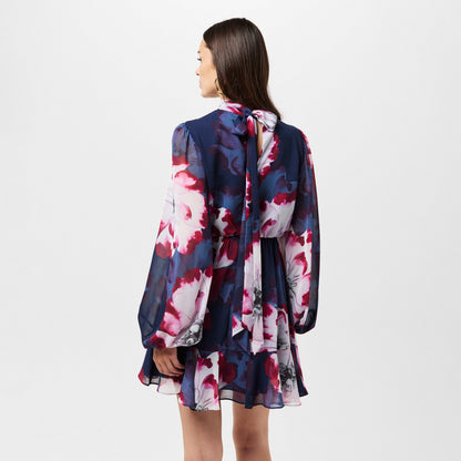 Floral Crew Mini Dress