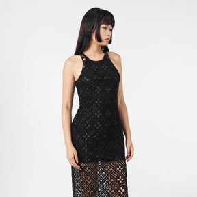 Off Crochet Dress Ld99