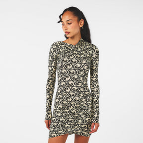 Off Twist Mini Dress Ld99