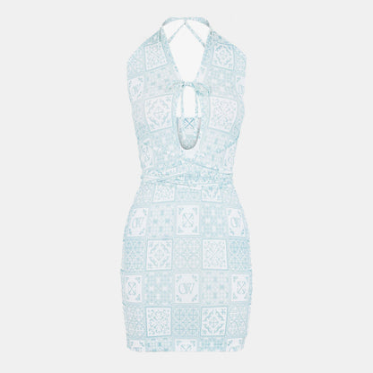 - Long Contemporary Maxi Dress