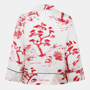 Women's Short-Sleeve Plain Shirt