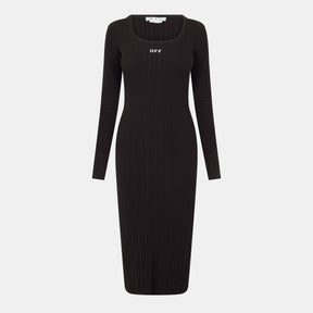 Off Ribbed Dress Ld99
