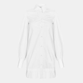 Off Pleat Shrt Dress Ld99