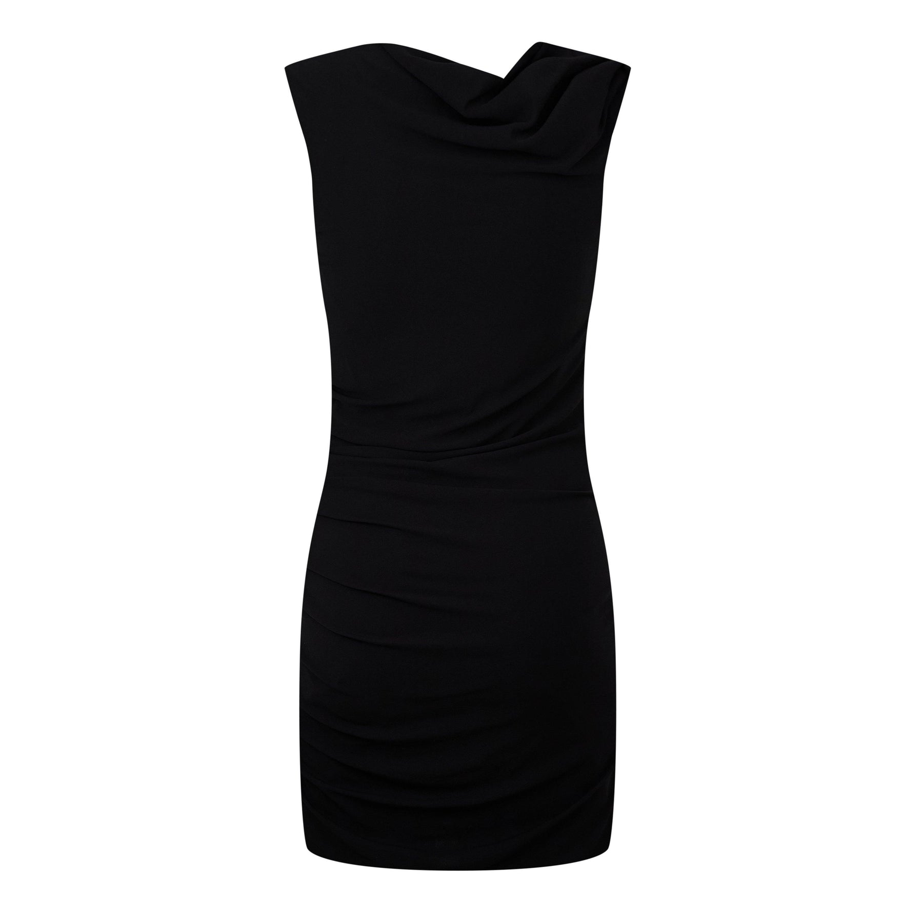 Asymmetrical Crystal Knot Cocktail Dress