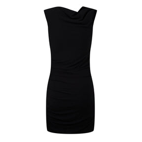 Asymmetrical Crystal Knot Cocktail Dress