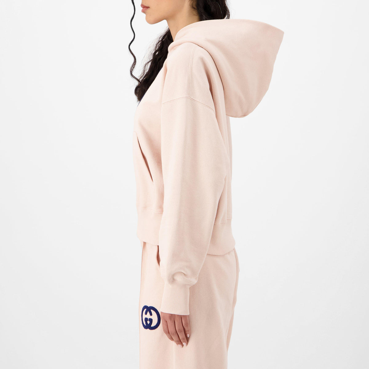 Cotton Jersey Sweatshirt With Embroidery