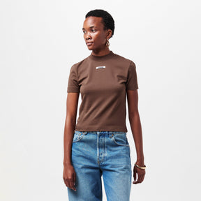 Women's Logo Cotton Le T-Shirt Gros Grain