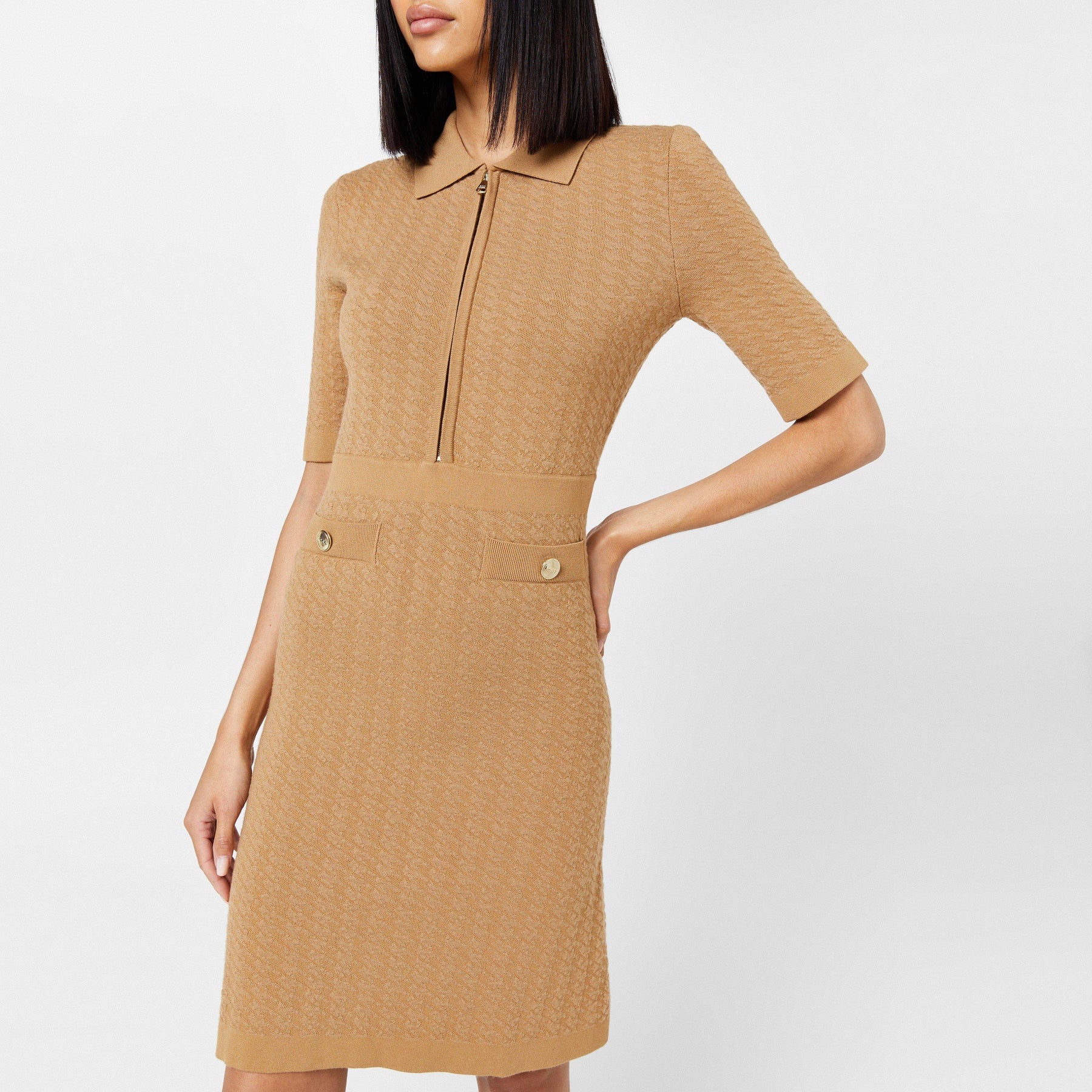 Boss Farese Zip Dress Womens
