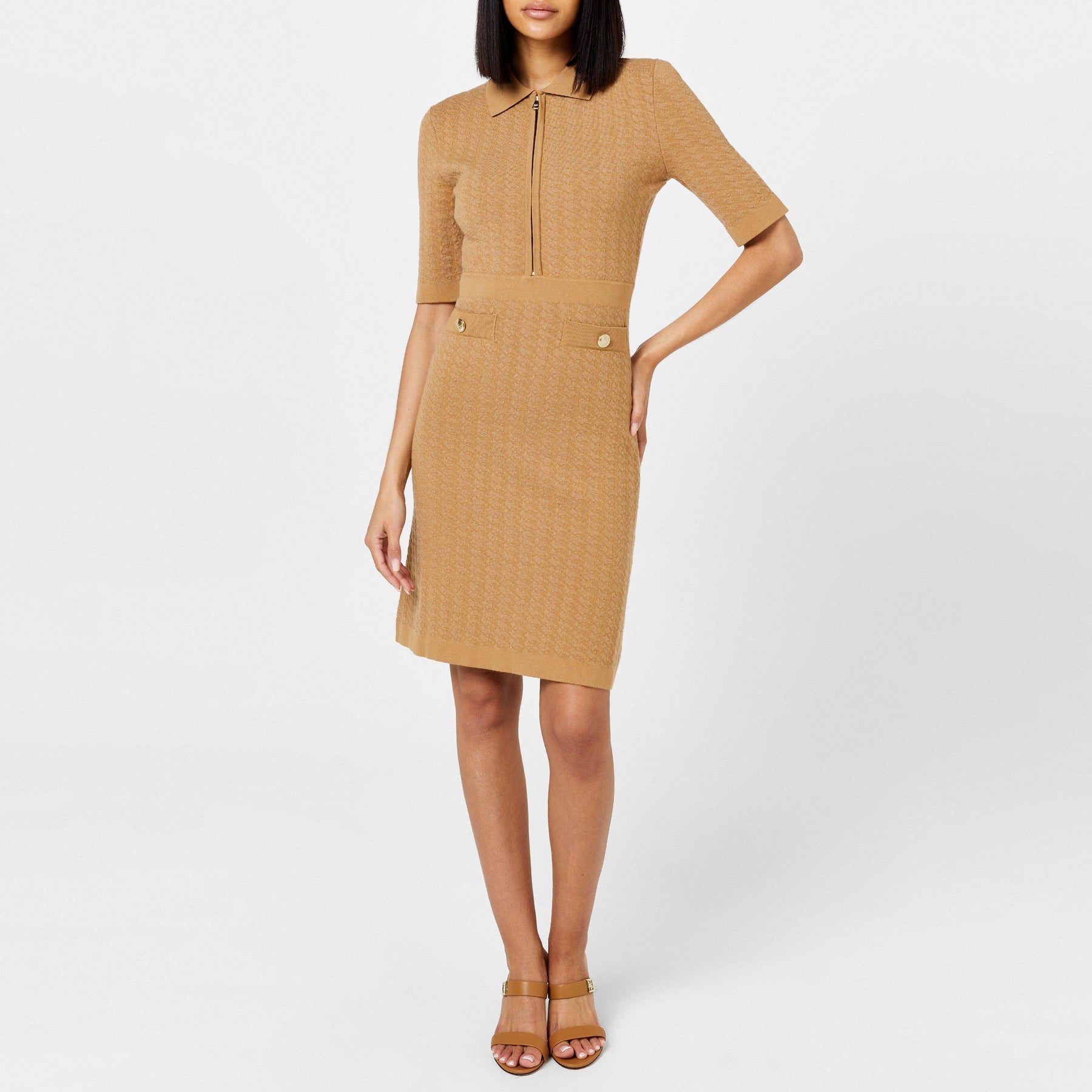 Boss Farese Zip Dress Womens