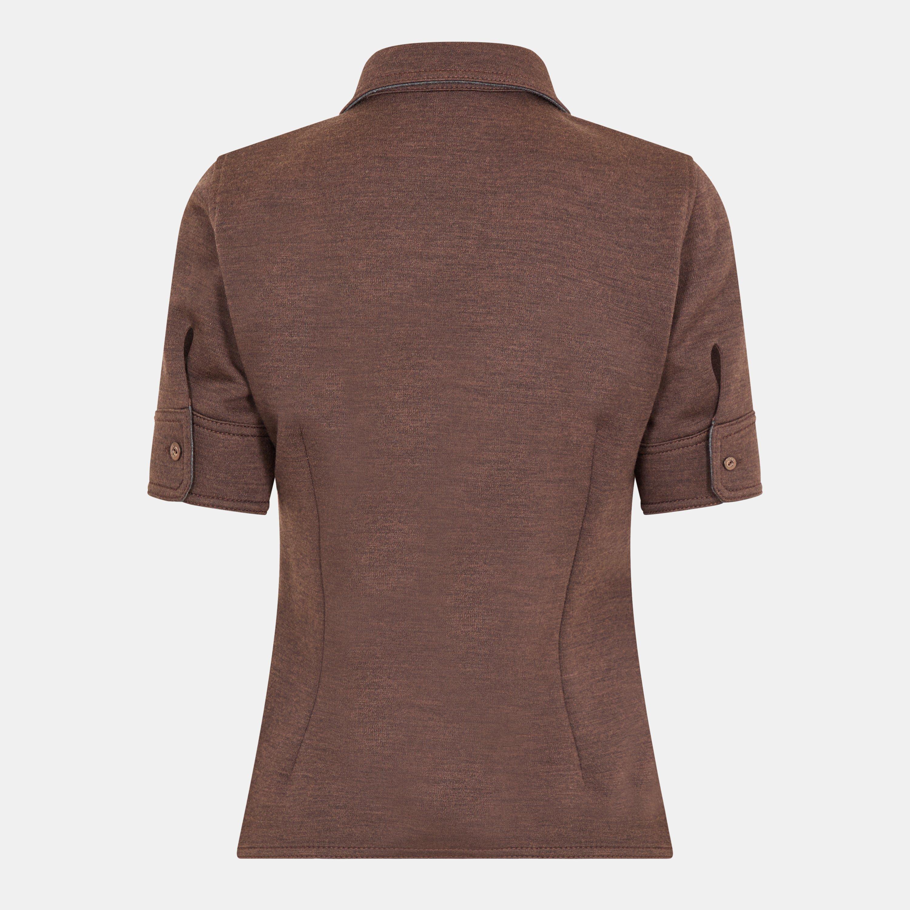 Short-Sleeve Patterned Shirt